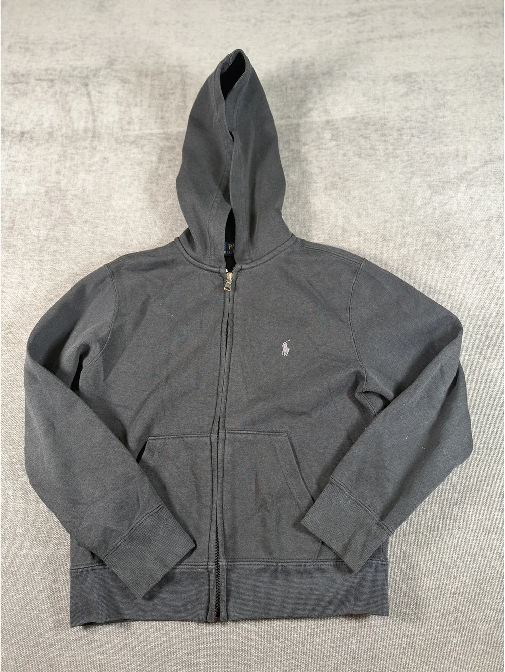 Polo Ralph Lauren Black Youth Full Zip Hoodie Small (8)